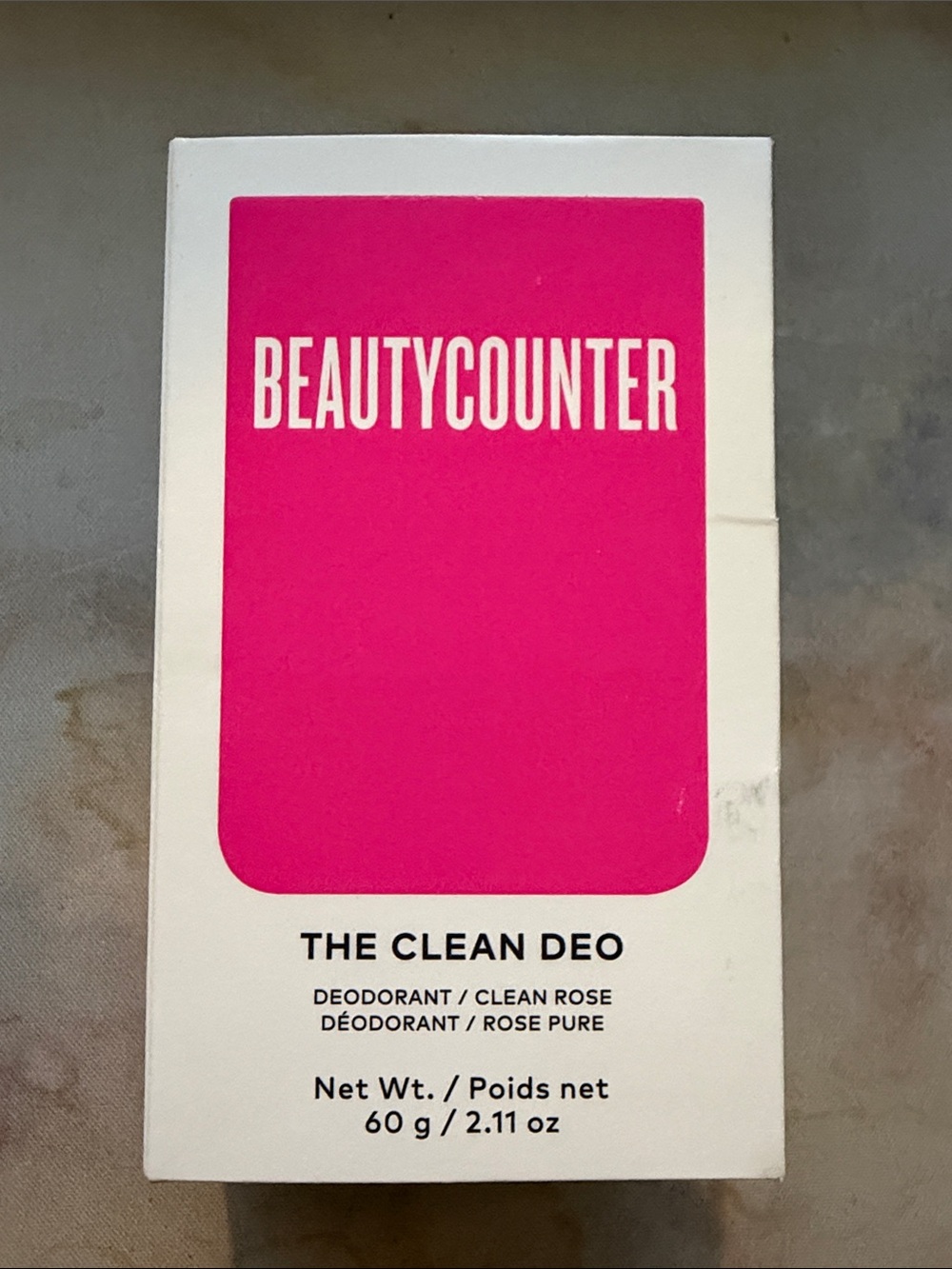 beautycounter The Clean Deo Deodorant in Clean Rose Scent